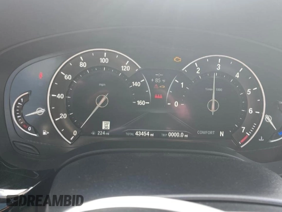 2019 BMW 5 Series 530i z VIN WBAJA5C54KWW26606, wystawiony jako Copart lot #53688285 z przebiegiem 43 454 mil mil oraz Nie do naprawy • Non repairable. Historia ofert i sprzedaży dostępna na DreamBid. Obrazek 9.