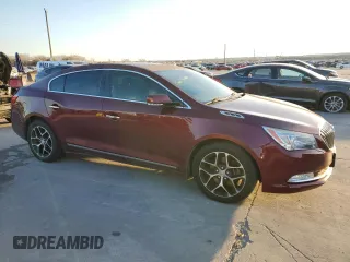 2016 Buick LaCrosse Sport Touring with VIN 1G4G45G30GF177022, listed as a Copart auction lot 87955395 with 126,319 mi miles and Salvage Title. Bid and sale history available at carsss.com. Image 4.