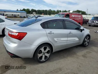 2013 Kia Rio EX with VIN KNADN4A35D6229924, listed as a Copart auction lot 64631465 with 91,953 mi miles and Clean title. Bid and sale history available at DreamBid. Image 3.