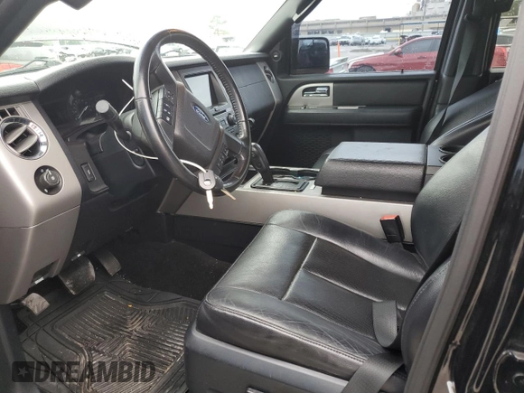 2016 Ford Expedition EL XLT with VIN 1FMJK1HT9GEF23528, listed as a Copart auction lot 82247574 with 185,529 mi miles and Salvage Title. Bid and sale history available at carsss.com. Image 7.