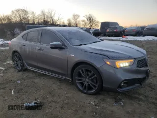 2018 Acura TLX w/A-SPEC Pkg with VIN 19UUB3F64JA003389, listed as a Copart auction lot 42590395 with 151,930 mi miles and Salvage Title. Bid and sale history available at carsss.com. Image 4.