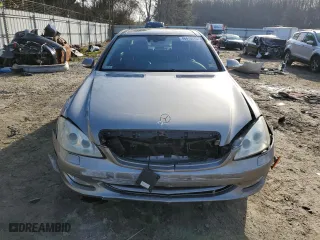 2007 Mercedes-Benz S-Class 5.5L V12 with VIN WDDNG76X67A082857, listed as a Copart auction lot 46410375 with 97,450 mi miles and Salvage Title. Bid and sale history available at carsss.com. Image 5.