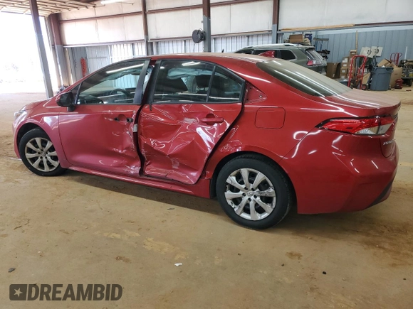 2020 Toyota Corolla LE with VIN 5YFEPRAEXLP103419, listed as a Copart auction lot 46466115 with 0 mi miles and Salvage Title. Bid and sale history available at carsss.com. Image 2.