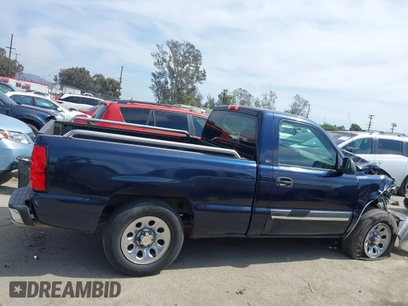 2005 Chevrolet Silverado 1500 Work Truck with VIN 1GCEC14X15Z246813, listed as a IAAI auction lot 41763107 with 282,823 mi miles. Bid and sale history available at carsss.com. Image 14.