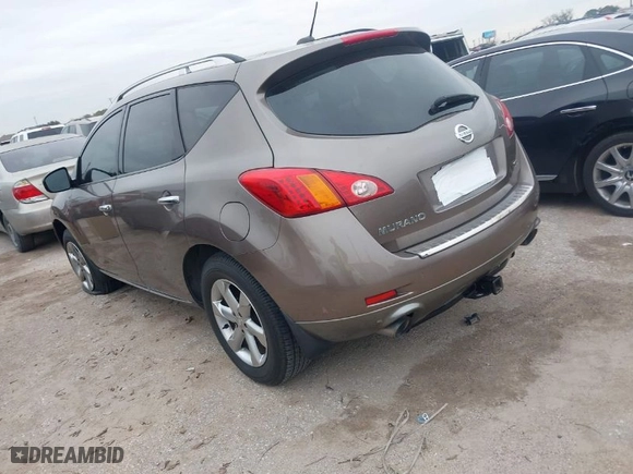 2009 Nissan Murano S with VIN JN8AZ18U79W100389, listed as a IAAI auction lot 41324706 with 207,086 mi miles. Bid and sale history available at carsss.com. Image 3.