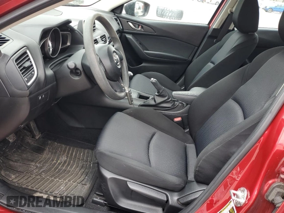 2014 Mazda 3 i SV with VIN JM1BM1T74E1148567, listed as a Copart auction lot 50977115 with 85,792 mi miles and Salvage Title. Bid and sale history available at DreamBid. Image 7.