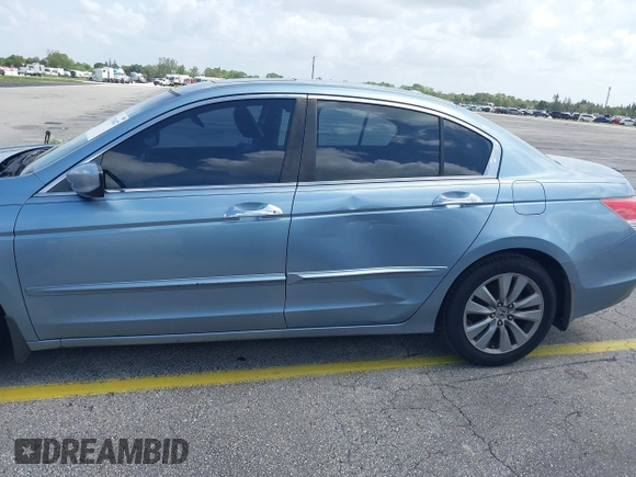 2011 Honda Accord EX-L with VIN 1HGCP3F82BA014374, listed as a IAAI auction lot 42714947 with 201,059 mi miles and . Bid and sale history available at DreamBid. Image 6.