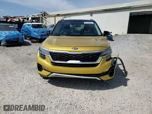 2021 Kia Seltos S with VIN KNDEU2AA1M7204560, listed as a Copart auction lot 49103675 with 77,116 mi miles and Salvage title. Bid and sale history available at DreamBid. Image 15.