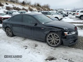 2015 Audi S4 Premium Plus with VIN WAUBGAFL9FA097520, listed as a Copart auction lot 38242984 with 68,595 mi miles and Salvage Title. Bid and sale history available at carsss.com. Image 4.