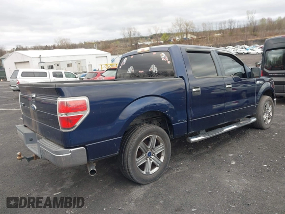 2009 Ford F-150 XL with VIN 1FTPW12V59FA18709, listed as a IAAI auction lot 42053057 with 156,035 mi miles. Bid and sale history available at carsss.com. Image 4.