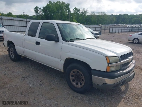 2005 Chevrolet Silverado 1500 Work Truck with VIN 1GCEC19X85Z345542, listed as a IAAI auction lot 42052962 with 198,557 mi miles. Bid and sale history available at carsss.com. Image 1.
