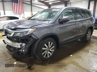 2019 Honda Pilot EX z VIN 5FNYF6H32KB063494, wystawiony jako Copart lot #54700965 z przebiegiem 49 735 mil mil oraz Szkoda całkowita • Salvage title. Historia ofert i sprzedaży dostępna na DreamBid. Obrazek 1.