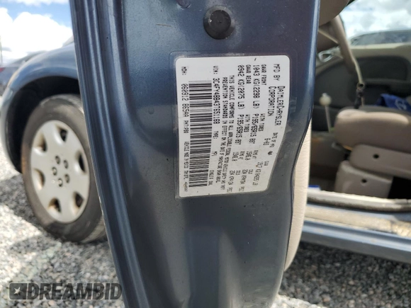 2003 Chrysler PT Cruiser with VIN 3C4FY48B43T651168, listed as a Copart auction lot 74552624 with 0 mi miles and Non Repairable. Bid and sale history available at carsss.com. Image 13.