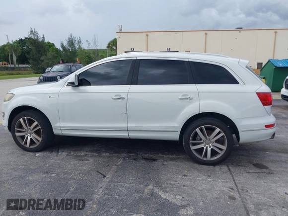 2014 Audi Q7 Premium Plus with VIN WA1LGAFE2ED018513, listed as a IAAI auction lot 42815204 with 121,094 mi miles and . Bid and sale history available at DreamBid. Image 13.