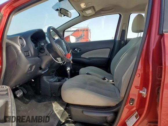 2015 Nissan Note S Plus with VIN 3N1CE2CP7FL394369, listed as a Copart auction lot 62776985 with 70,920 mi miles and Salvage title. Bid and sale history available at DreamBid. Image 7.