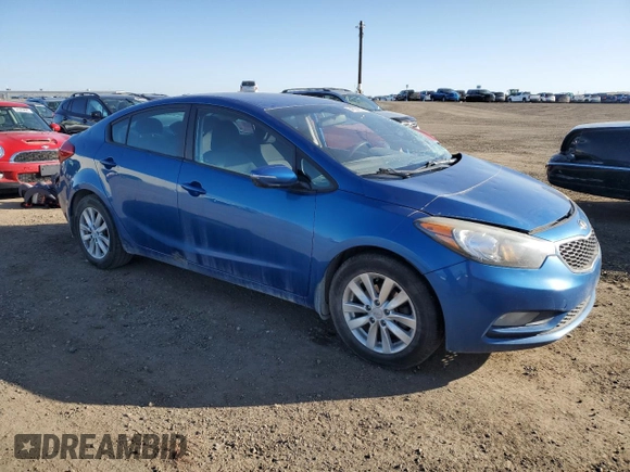 2014 Kia Forte LX with VIN KNAFX4A68E5201538, listed as a Copart auction lot 54534365 with 251,536 mi miles and Salvage Title. Bid and sale history available at carsss.com. Image 4.