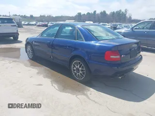 2001 Audi S4 z VIN WAURD68D21A133213, wystawiony jako IAAI lot #42040168 z przebiegiem Nie podano mil oraz . Historia ofert i sprzedaży dostępna na DreamBid. Obrazek 3.