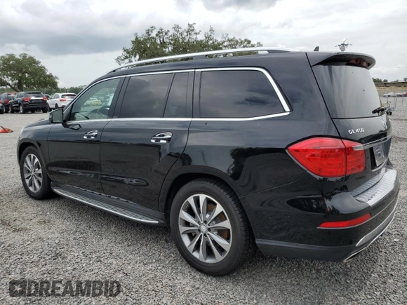 2015 Mercedes-Benz GL-Class GL 450 with VIN 4JGDF6EE1FA539507, listed as a Copart auction lot 61848393 with 116,378 mi miles. Bid and sale history available at carsss.com. Image 2.