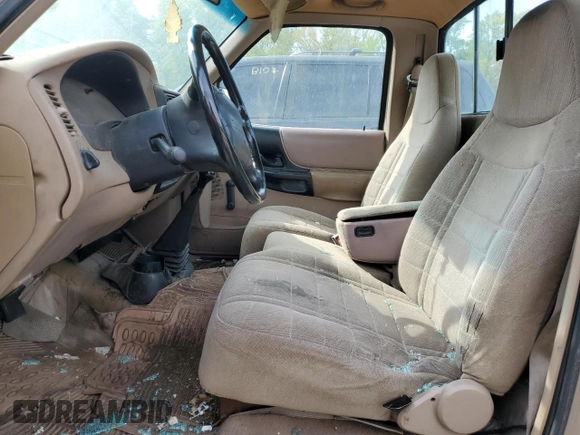 1997 Ford Ranger XLT with VIN 1FTCR10A1VUA08920, listed as a Copart auction lot 53624765 with 228,348 mi miles and Salvage Title. Bid and sale history available at carsss.com. Image 7.
