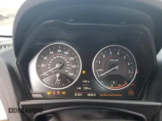 2016 BMW 2 Series M235i with VIN WBA1M1C52GV394388, listed as a Copart auction lot 73257804 with 87,391 mi miles and Salvage Title. Bid and sale history available at carsss.com. Image 9.