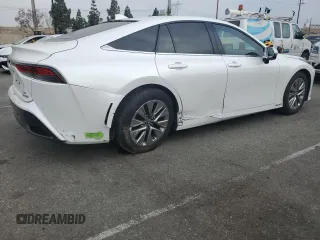 2023 Toyota Mirai XLE with VIN JTDAAAAA8PA009516, listed as a Copart auction lot 62543395 with 27,867 mi miles and Salvage title. Bid and sale history available at DreamBid. Image 3.