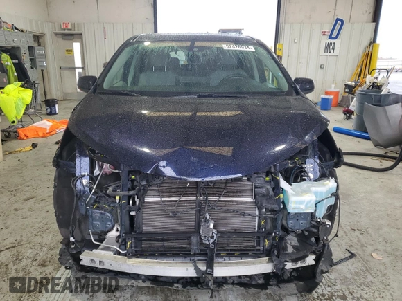 2023 Toyota Sienna LE with VIN 5TDKRKEC3PS146087, listed as a Copart auction lot 82426934 with 52,580 mi miles and Salvage Title. Bid and sale history available at carsss.com. Image 5.