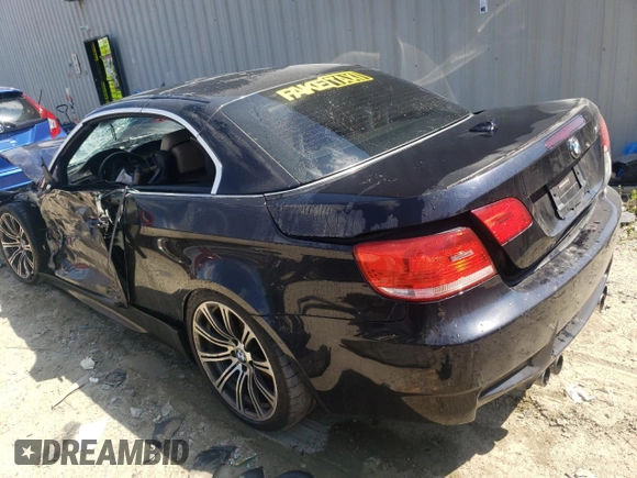2009 BMW 3 Series M3 with VIN WBSWL93569P331823, listed as a Copart auction lot 59435484 with 0 mi miles and Salvage Title. Bid and sale history available at carsss.com. Image 2.