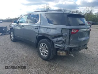 2021 Chevrolet Traverse LT Cloth with VIN 1GNEVGKW1MJ214200, listed as a IAAI auction lot 42021901 with 69,118 mi miles. Bid and sale history available at carsss.com. Image 3.
