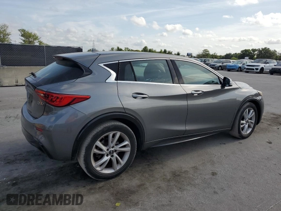 2018 Infiniti QX30 Luxury with VIN SJKCH5CP2JA057398, listed as a Copart auction lot 54543755 with 99,058 mi miles and Clean title. Bid and sale history available at DreamBid. Image 3.