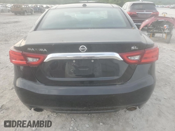 2017 Nissan Maxima SL with VIN 1N4AA6AP2HC449938, listed as a Copart auction lot 61345585 with Not provided miles and Salvage title. Bid and sale history available at DreamBid. Image 6.