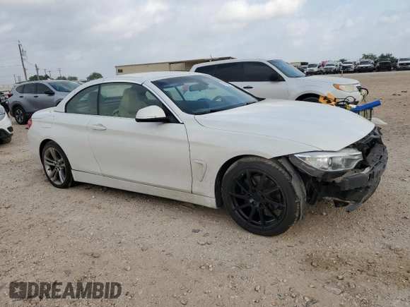 2017 BMW 4 Series 430i with VIN WBA4U7C5XH5H19230, listed as a Copart auction lot 55303435 with 98,762 mi miles and Salvage title. Bid and sale history available at DreamBid. Image 4.