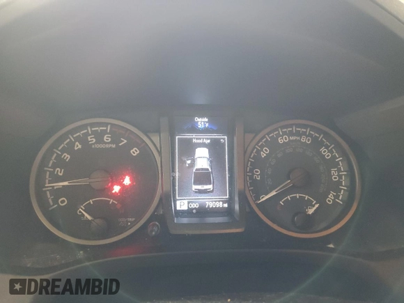 2020 Toyota Tacoma SR5 z VIN 5TFCZ5AN7LX222217, wystawiony jako Copart lot #45892765 z przebiegiem 79 098 mil mil oraz Szkoda całkowita • Salvage title. Historia ofert i sprzedaży dostępna na DreamBid. Obrazek 9.