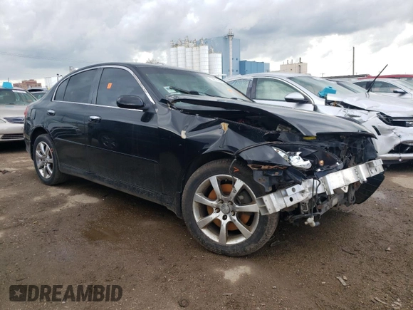 2006 Infiniti G35 with VIN JNKCV51F76M604918, listed as a Copart auction lot 53814264 with 132,414 mi miles and Salvage Title. Bid and sale history available at DreamBid. Image 4.