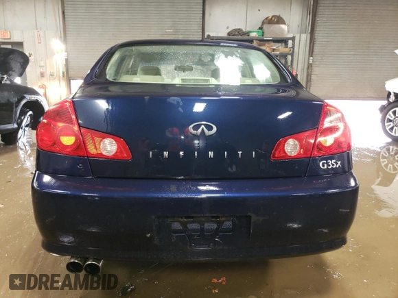 2005 Infiniti G35 with VIN JNKCV51F05M300053, listed as a Copart auction lot 50845025 with 173,317 mi miles and Salvage Title. Bid and sale history available at carsss.com. Image 6.
