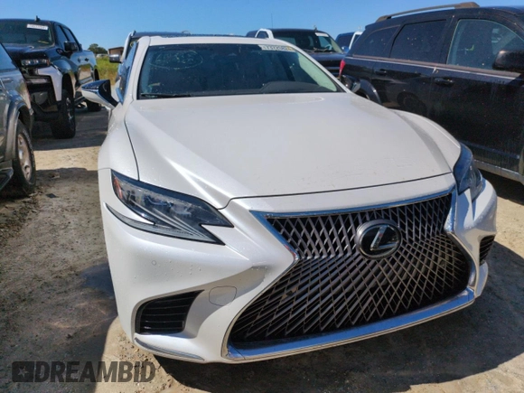 2019 Lexus LS 500 with VIN JTHB51FF4K5008165, listed as a Copart auction lot 73725824 with Not provided miles and Non repairable. Bid and sale history available at DreamBid. Image 5.