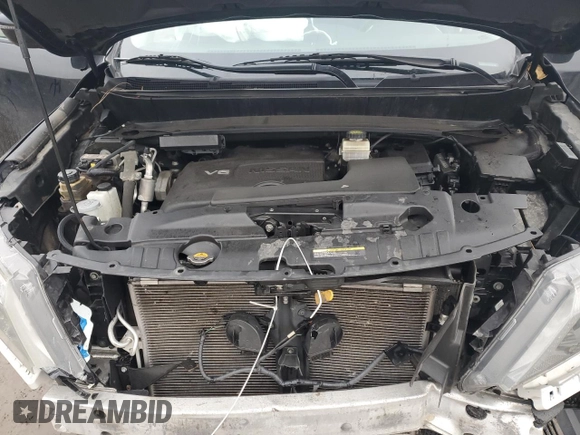 2020 Nissan Pathfinder S with VIN 5N1DR2AM7LC594122, listed as a Copart auction lot 43776665 with 97,761 mi miles and Salvage Title. Bid and sale history available at carsss.com. Image 13.