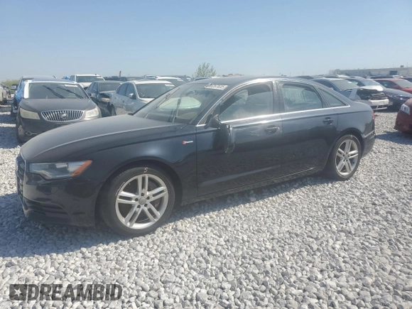 2012 Audi A6 Premium Plus with VIN WAUBGAFC9CN004354, listed as a Copart auction lot 46267635 with Not provided miles and Salvage title. Bid and sale history available at DreamBid. Image 1.