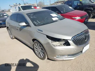2015 Buick LaCrosse Leather with VIN 1G4GB5G31FF254260, listed as a IAAI auction lot 41745361 with 120,804 mi miles. Bid and sale history available at carsss.com. Image 1.