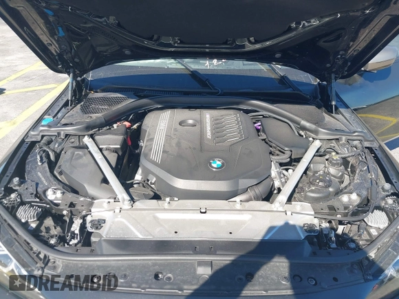 2023 BMW 4 Series M440i with VIN WBA53AT08PCL58435, listed as a IAAI auction lot 41745514 with 23,161 mi miles and . Bid and sale history available at DreamBid. Image 10.