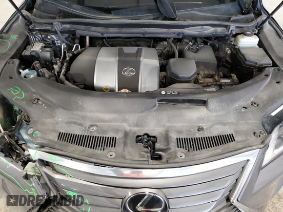 2018 Lexus RX 350 z VIN 2T2BZMCA9JC155000, wystawiony jako Copart lot #53899455 z przebiegiem 112 031 mil mil oraz Szkoda całkowita • Salvage title. Historia ofert i sprzedaży dostępna na DreamBid. Obrazek 12.
