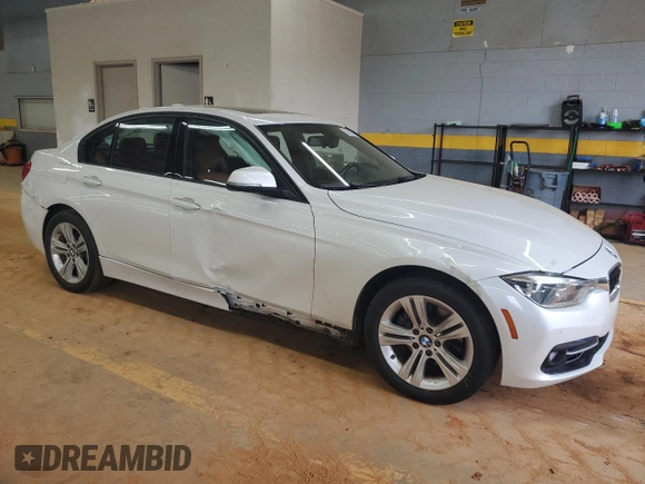 2016 BMW 3 Series 328i with VIN WBA8E9G51GNT84259, listed as a Copart auction lot 52501875 with 69,729 mi miles and Salvage title. Bid and sale history available at DreamBid. Image 4.