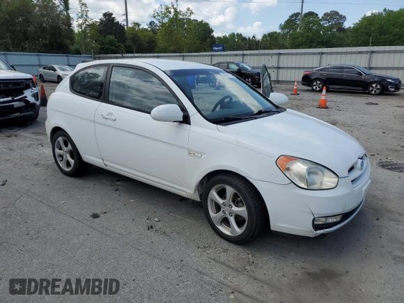 2007 Hyundai Accent SE with VIN KMHCN36C67U050000, listed as a Copart auction lot 52677195 with 120,282 mi miles and Clean Title. Bid and sale history available at carsss.com. Image 4.