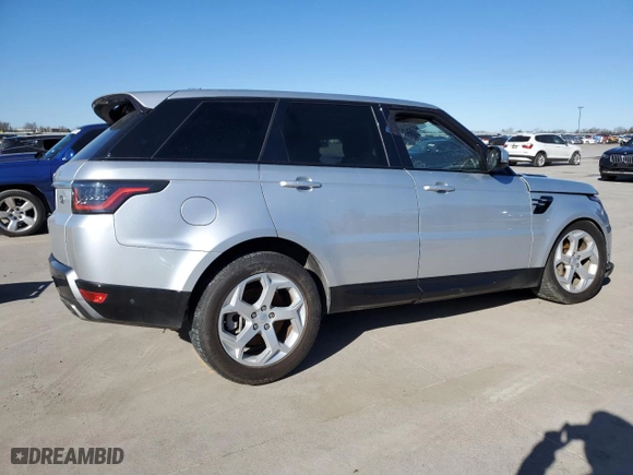 2019 Land Rover Range Rover Sport HSE with VIN SALWR2RV5KA842106, listed as a Copart auction lot 46494085 with 56,643 mi miles and Salvage Title. Bid and sale history available at carsss.com. Image 3.
