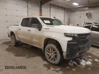 2021 Chevrolet Silverado 1500 LT Trail Boss with VIN 3GCPYFED9MG231471, listed as a IAAI auction lot 41502147 with 74,308 mi miles. Bid and sale history available at carsss.com. Image 1.