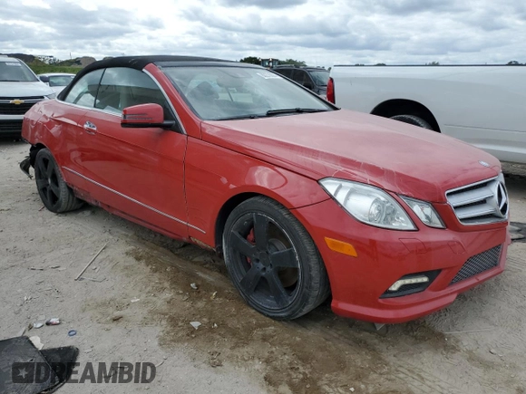 2011 Mercedes-Benz E-Class E 550 with VIN WDDKK7CF1BF066042, listed as a Copart auction lot 80276894 with 97,563 mi miles and Salvage Title. Bid and sale history available at carsss.com. Image 4.