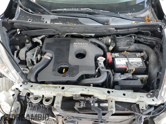 2013 Nissan Juke SL z VIN JN8AF5MV9DT222244, wystawiony jako Copart lot #59609995 z przebiegiem 169 024 mil mil oraz Szkoda całkowita • Salvage title. Historia ofert i sprzedaży dostępna na DreamBid. Obrazek 12.