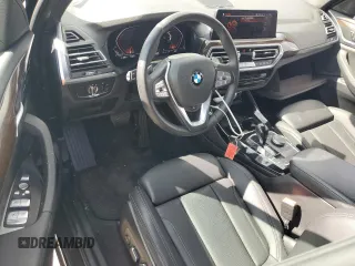 2024 BMW X3 sDrive30i with VIN 5UX43DP00R9U52981, listed as a Copart auction lot 45053885 with 29,463 mi miles and Clean Title. Bid and sale history available at DreamBid. Image 8.