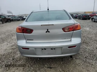 2009 Mitsubishi Lancer DE with VIN JA3AU16UX9U000388, listed as a Copart auction lot 81074024 with 186,003 mi miles and Salvage Title. Bid and sale history available at carsss.com. Image 6.