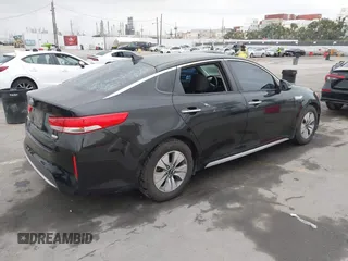 2017 Kia Optima Hybrid with VIN KNAGT4LC8H5008457, listed as a IAAI auction lot 41890144 with 122,340 mi miles. Bid and sale history available at carsss.com. Image 4.