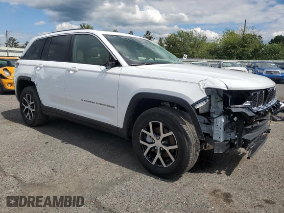 2024 Jeep Grand Cherokee Limited z VIN 1C4RJHBG4R8515093, wystawiony jako Copart lot #58533175 z przebiegiem 19 485 mil mil oraz Szkoda całkowita • Salvage title. Historia ofert i sprzedaży dostępna na DreamBid. Obrazek 4.